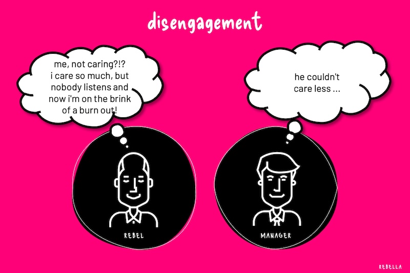 dr rebel disengaged vs indifferent